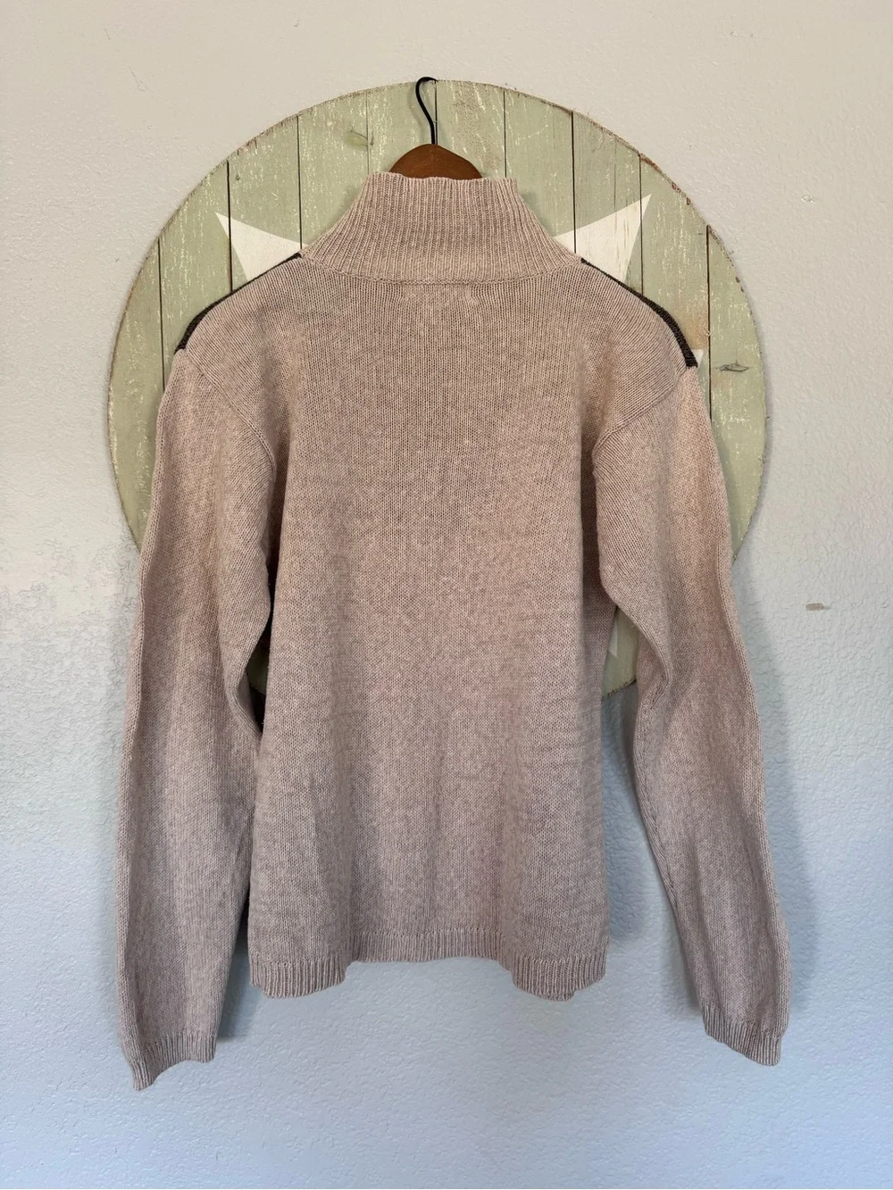 Dress Barn fall leaves colorblock sweater
